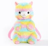 Soft Cute Plush Alpaca Toy Backpack For Children