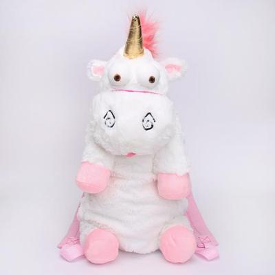 Plush Unicorn Animal Toy Backpack For Kids