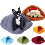 Custom Warm Plush Animal House Pet Bed